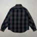 画像2: ALCARZA/HEAVY NELL CHECK WORK SHIRT  OMBRE GRAY (2)