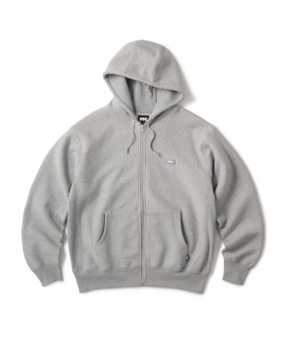 画像1: FTC/SMALL BOX LOGO ZIP UP HOODY  GRAY