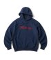 画像1: FTC/SCRIPT LOGO PULLOVER MOODY  NAVY (1)