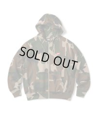 FTC/SMALL BOX LOGO ZIP UP HOODY  CAMO