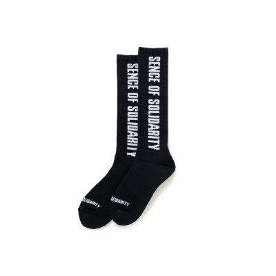 画像1: RATS/HIGH SOCKS LOGO  BLACK