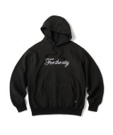 FTC/SCRIPT LOGO PULLOVER MOODY  BLACK