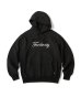 画像1: FTC/SCRIPT LOGO PULLOVER MOODY  BLACK (1)