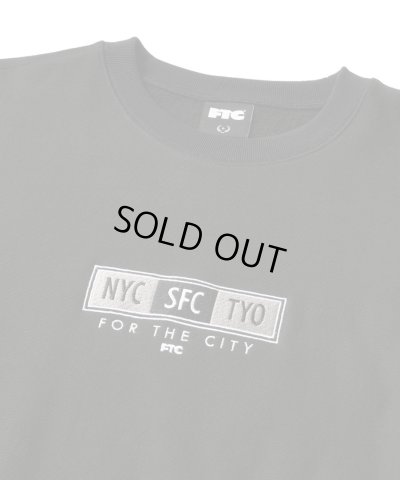 画像2: FTC/BIG CITY CREW NECK  BLACK