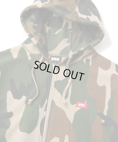 画像2: FTC/SMALL BOX LOGO ZIP UP HOODY  CAMO