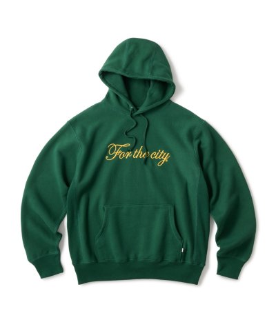 画像1: FTC/SCRIPT LOGO PULLOVER MOODY  GREEN