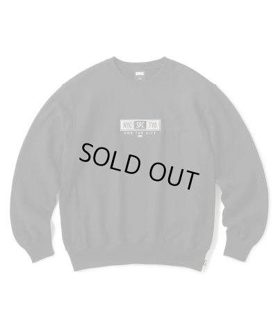 画像1: FTC/BIG CITY CREW NECK  BLACK