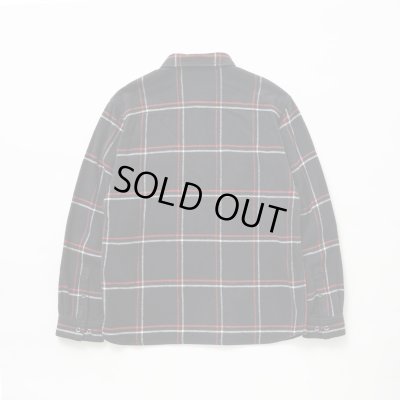 画像2: RATS/COTTON FLANNEL CHECK SHIRT  BLACKxBLUE