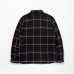 画像2: RATS/COTTON FLANNEL CHECK SHIRT  BLACKxBLUE (2)