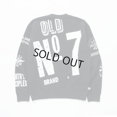 画像2: RATS/CRAZY CREW NECK SWEAT  BLACK