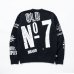 画像2: RATS/CRAZY CREW NECK SWEAT  BLACK (2)