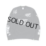 RATS/CRAZY CREW NECK SWEAT  BLACK