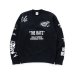 画像1: RATS/CRAZY CREW NECK SWEAT  BLACK (1)
