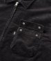 画像5: FTC/CORDUROY ZIP UP SHIRT  BLACK (5)