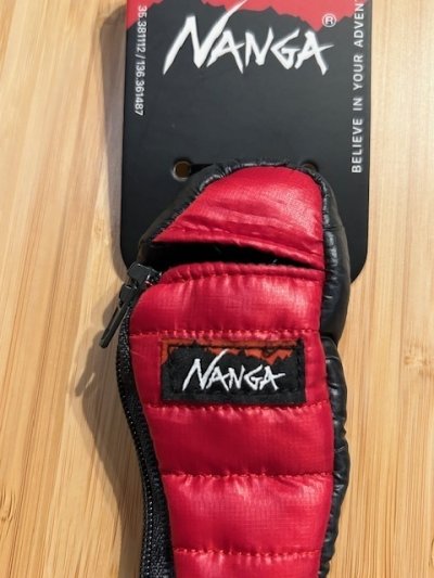 画像4: NANGA/MINI SLEEPING BAG KEY HOLDER  RED