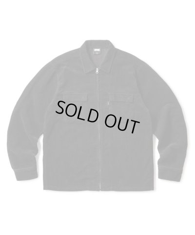 画像1: FTC/CORDUROY ZIP UP SHIRT  BLACK