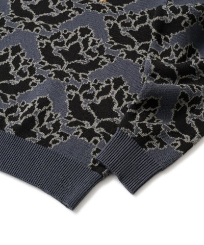 画像3: FTC/ALL OVER JAQUARD SWEATER  BLACK