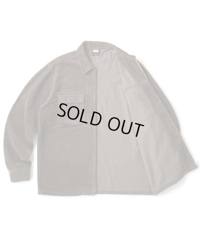 画像3: FTC/CORDUROY ZIP UP SHIRT  CHARCOAL