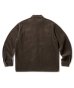 画像2: FTC/CORDUROY ZIP UP SHIRT  CHARCOAL (2)