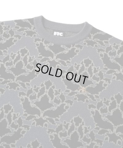画像2: FTC/ALL OVER JAQUARD SWEATER  BLACK