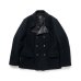 画像1: RATS/DOUBLE BREASTED WOOL JKT  BLACK (1)