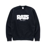 RATS/BOX LOGO SWEAT  BLACK