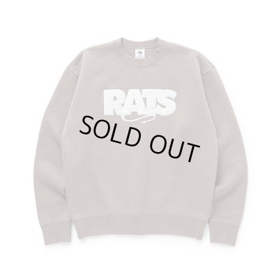 画像1: RATS/BOX LOGO SWEAT  KHAKI