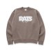 画像1: RATS/BOX LOGO SWEAT  KHAKI (1)