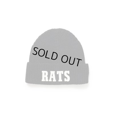 画像1: RATS/KNIT CAP  BLACK