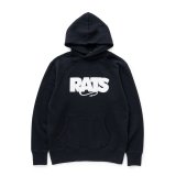 RATS/BOX LOGO HOODIE  BLACK