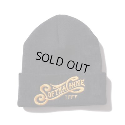 画像1: SOFTMACHINE/BURP KNIT CAP  BLACK
