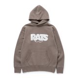 RATS/BOX LOGO HOODIE  KHAKI