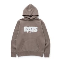RATS/BOX LOGO HOODIE  KHAKI