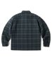 画像3: FTC/QUILTED LINED PLAID NEL SHIRT  BLACK (3)