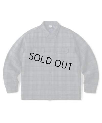 画像1: FTC/QUILTED LINED PLAID NEL SHIRT  NAVY