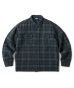 画像1: FTC/QUILTED LINED PLAID NEL SHIRT  NAVY (1)