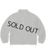 FTC/POLAR TEX FLEECE HALF ZIP PULLOVER  BLACK