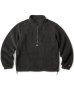 画像1: FTC/POLAR TEX FLEECE HALF ZIP PULLOVER  BLACK (1)
