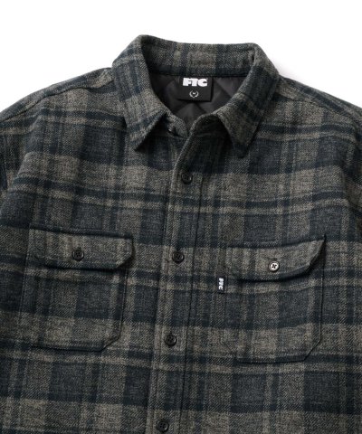 画像4: FTC/QUILTED LINED PLAID NEL SHIRT  BLACK