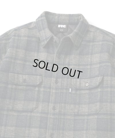 画像4: FTC/QUILTED LINED PLAID NEL SHIRT  BLACK