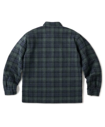 画像3: FTC/QUILTED LINED PLAID NEL SHIRT  NAVY