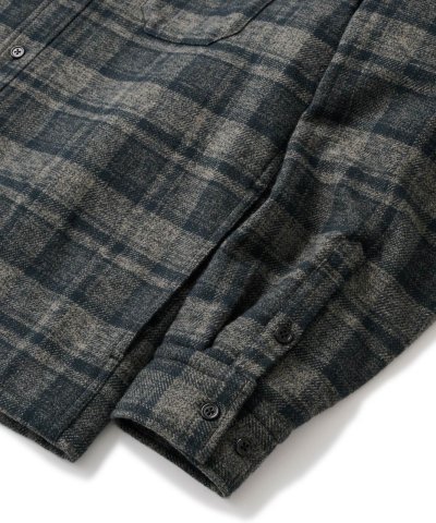 画像5: FTC/QUILTED LINED PLAID NEL SHIRT  BLACK