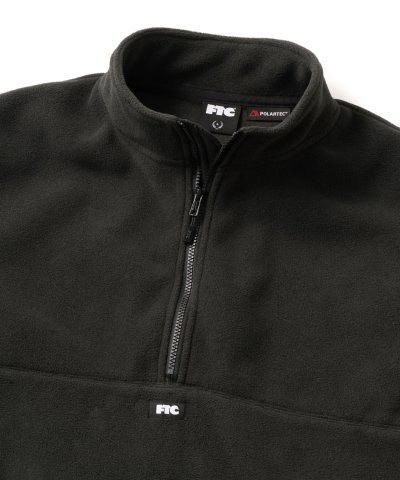 画像2: FTC/POLAR TEX FLEECE HALF ZIP PULLOVER  BLACK