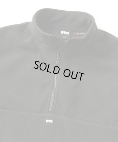 画像2: FTC/POLAR TEX FLEECE HALF ZIP PULLOVER  BLACK