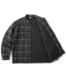 画像2: FTC/QUILTED LINED PLAID NEL SHIRT  BLACK (2)