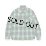 RATS/WOOL CHECK SHIRTS JKT  GREEN CHECK