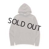 RATS/FLEECE CROSS NECK HOODIE  BROWN