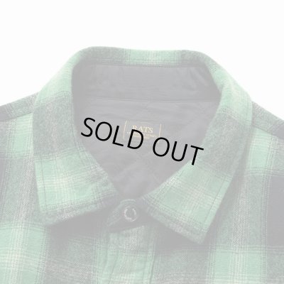 画像3: RATS/WOOL CHECK SHIRTS JKT  GREEN CHECK