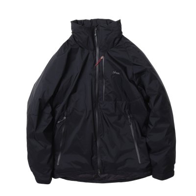 画像1: NANGA/AURORATEX STAND COLLAR DOWN JKT BLACK