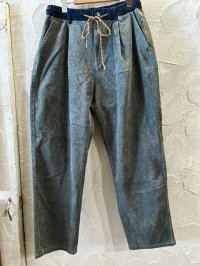 GYMMASTER/STRETCH CORDUROY TUCK PANT  OLIVE